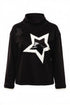 Peruzzi Womens Star Jumper W26199 - Black