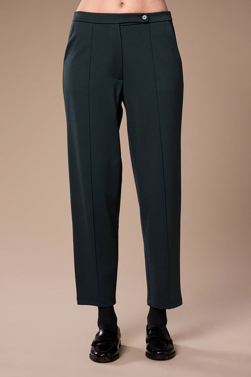 Peruzzi Womens Tailored Seam Barrel Trousers W26202 - 5 Deep Forest