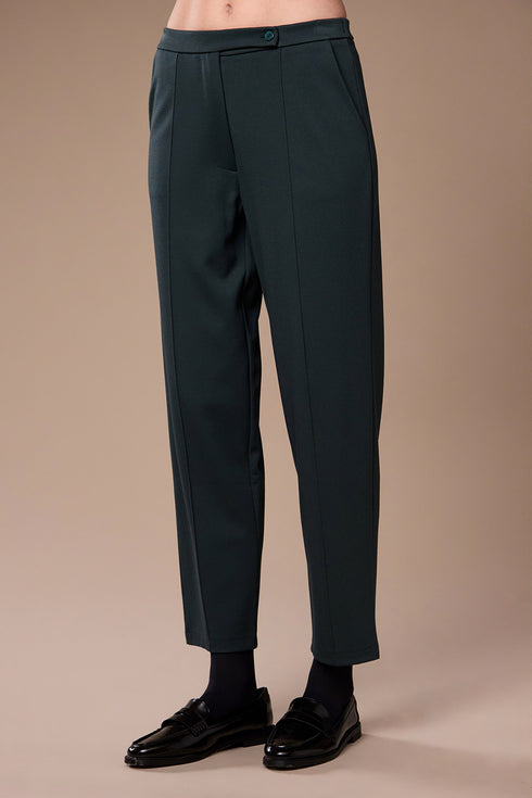 Peruzzi Womens Tailored Seam Barrel Trousers W26202 - 5 Deep Forest