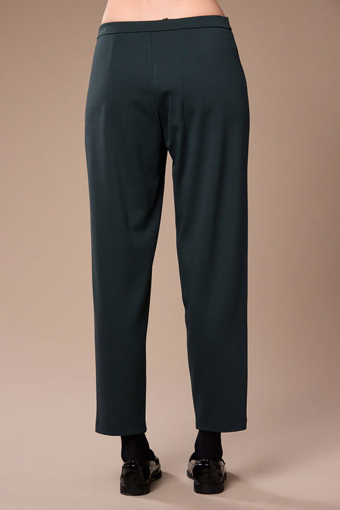 Peruzzi Womens Tailored Seam Barrel Trousers W26202 - 5 Deep Forest