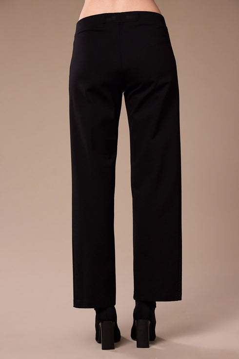 Peruzzi Womens Side Stripe Cocktail Trousers W26210 - 9 Black