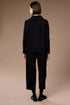 Peruzzi Womens Jacquard Cowl Neck Top W26500 - 9 Black