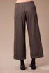 Peruzzi Women's Mini Houndstooth Turn-Up Trousers Brown W26507