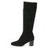 Caprice Stretch Long Black Vegan Boot 9-25503-45