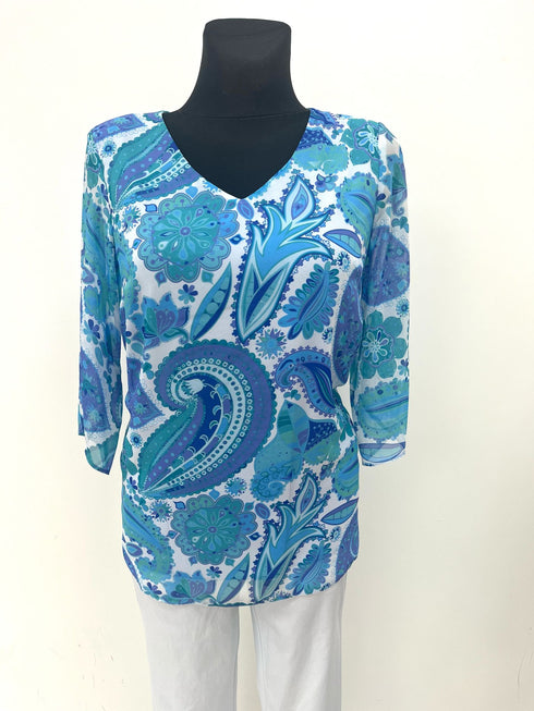 Yew Top 4347 - Womens V-Neck Top