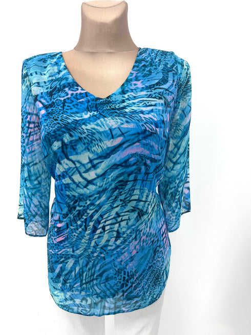 Yew Top 4347 - Womens V-Neck Top