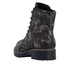 Rieker Sabrina Floral Print Lace-Up Ankle Boot Y9103-90 - Black/Multi