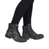Rieker Sabrina Floral Print Lace-Up Ankle Boot Y9103-90 - Black/Multi