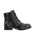 Rieker Sabrina Floral Print Lace-Up Ankle Boot Y9103-90 - Black/Multi