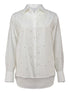 Hailys Lo44ve Studded Cotton Long Sleeve Blouse YIS-2601089 - White