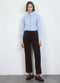 Tinta Yoselin Fine-Wale Corduroy Straight Leg Trousers YOSELINCHOCO - Chocolate Brown
