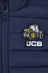 Lighthouse Boys Abel Navy Gilet with JCB Yellow Tractor