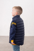 Lighthouse Boys Abel Navy Gilet with JCB Yellow Tractor
