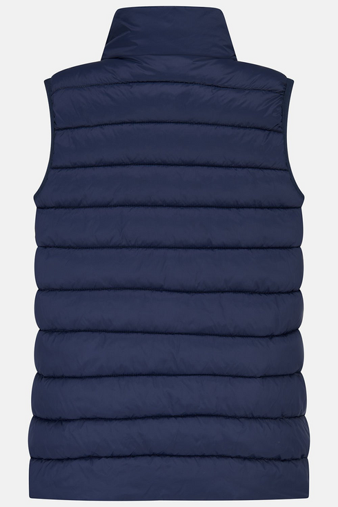 Lighthouse Boys Abel Navy Gilet with JCB Yellow Tractor