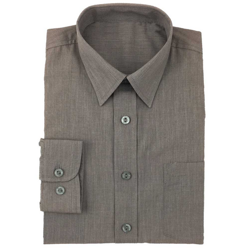 Arthurs Court Boys Dark Grey Long Sleeve Hardwearing School Shirt