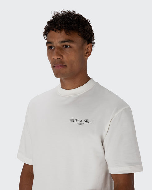 Walker & Hunt Luxury Atelier Oversized Tee - Premium Italian Fleece T-Shirt