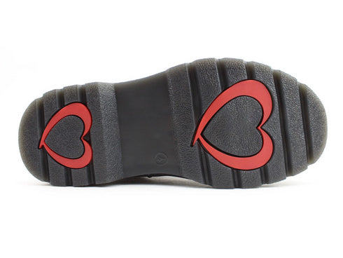 Heavenly Feet Justina2 Poppy Floral Vegan Ankle Boot