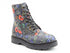 Heavenly Feet Justina2 Poppy Floral Vegan Ankle Boot