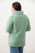 Lighthouse Women's Bay Sherpa 1/4 Zip Fleece in Basil Bay