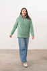 Lighthouse Women's Bay Sherpa 1/4 Zip Fleece in Basil Bay