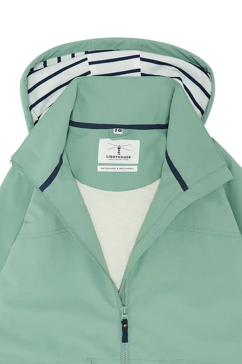 Lighthouse Basil Beachcomber Hip Length Waterproof Hooded Jacket