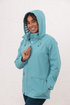 Lighthouse Blue Beachcomber Hip Length Waterproof Hooded Jacket