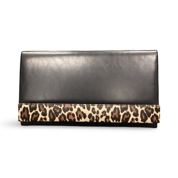 CocoRitz BG1040 Ladies’ Clutch Bag - Leopard Print with Chain Strap