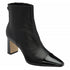 Lotus Black Leather Danni Pointed-Toe Ankle Boots ULB458BB