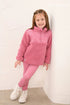Lighthouse Rose Funnel Neck Half-Zip Kids Cassie Fleece