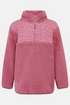 Lighthouse Rose Funnel Neck Half-Zip Kids Cassie Fleece
