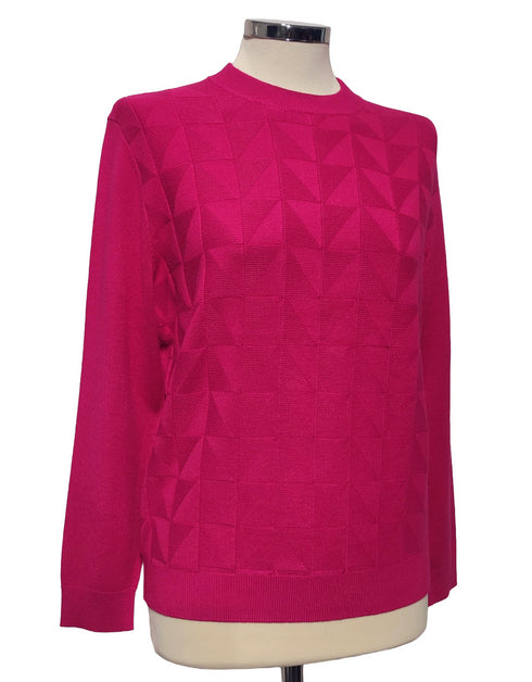 Castle Knitwear Round Neck Diamond Pattern Knit - SV372