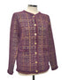 Castle Knitwear DM184 Burgundy Cardigan with Gold Buttons