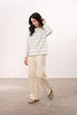 Lighthouse Blue Clay Stripe Causeway Breton Top