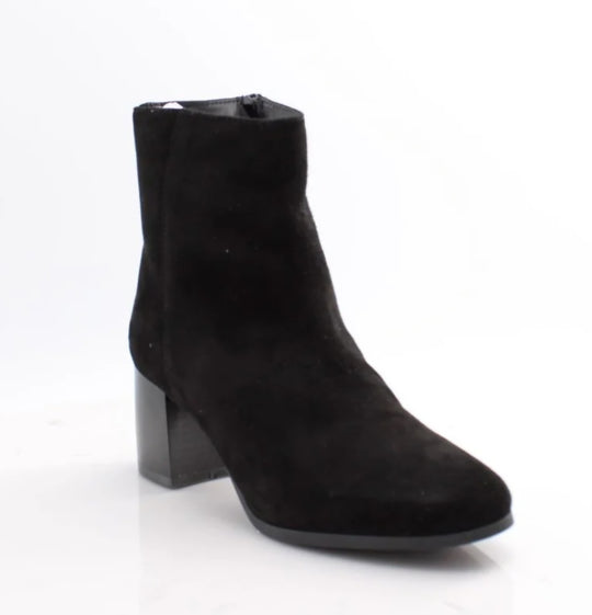 Dubarry Women's Cead Ankle Boot with Block Heel Black Suede 1995-93