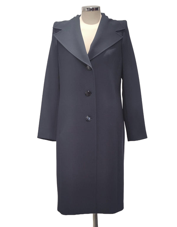 Christina Felix 3/4 Length Gabardine Coat – Premium Tailored Coat 573-4446