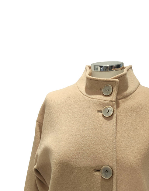 Christina Felix Wool Cashmere Coat with Drop Shoulder 405-4488