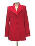 Christina Felix Wool Cashmere Jacket with Lapel Button Detail in Red 442-4488