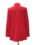 Christina Felix Wool Cashmere Jacket with Lapel Button Detail in Red 442-4488