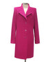 Christina Felix Wool Cashmere 3/4 Length Jacket with Lapel Closure 596-4490