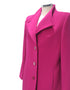 Christina Felix Wool Cashmere 3/4 Length Jacket with Lapel Closure 596-4490