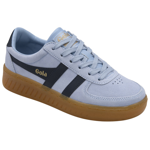Gola Classics Women's Grandslam Suede Trainers Air/Navy/Gum CLA589EY203