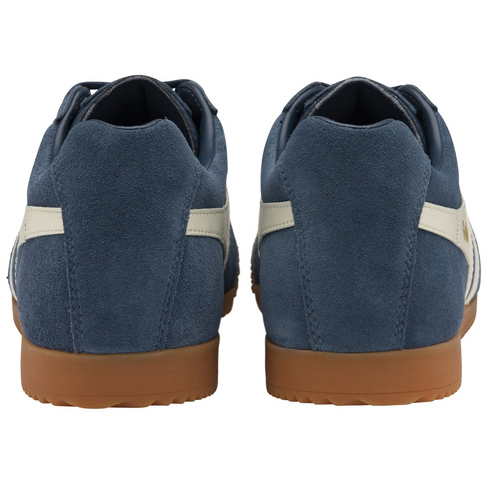 Gola Classics Men's Harrier Suede Trainers Baltic/White CMA192HW