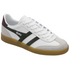 Gola Classics Men's Viper Leather Trainers White/Dark Khaki/Burgundy/Gum CMB744WF206