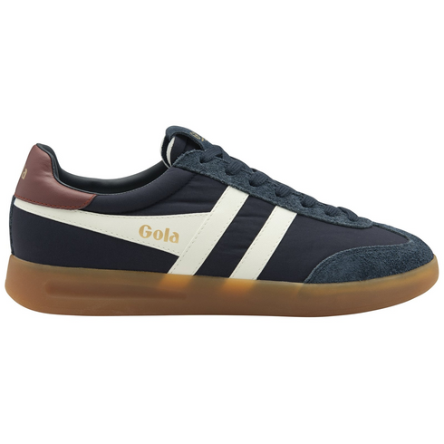 Gola Classics Men's Cyclone Nylon Trainers Navy/Off White/Red Ochre/Gum CMB871EW206