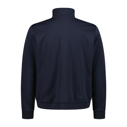 CMP Mens Lightweight Jacquard Softshell Jacket Black Blue 36A5697
