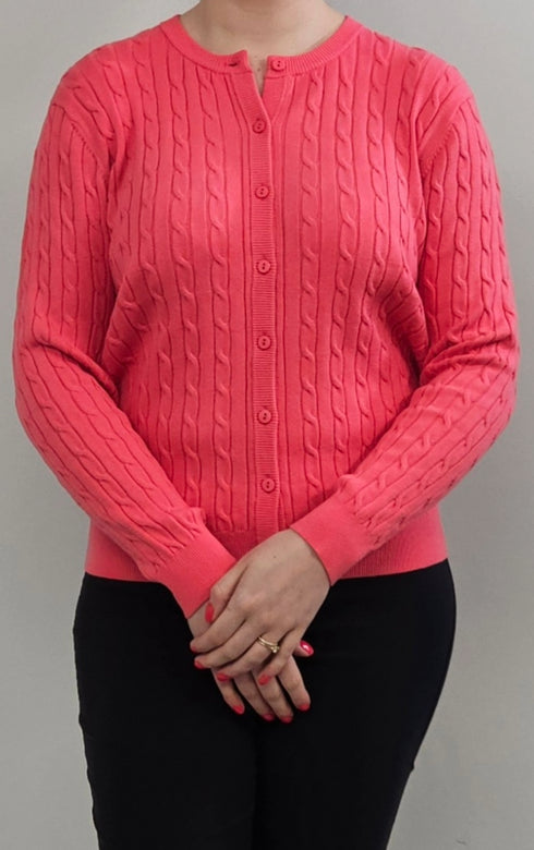 Castle Cable Lumber Cardigan CN001