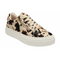 Lotus Womens Cow-Print Alexa Zip Detail Leather-Look Lace-Up Trainer ULS645ZX