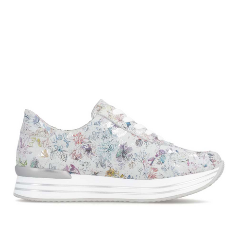 Remonte | D1326-90 Gray Suede Women's Sneakers