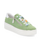 Remonte D1C06-52 Ivy Green/Multi Zip Lace up Trainer