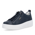 Remonte Women's Pacific Navy Leather Lace-Up Trainers – D1C12-14